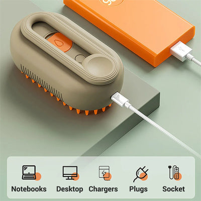 LOVILDS™ Steam brushes for pets are bath-free, convenient and fast. Can be used for a month on a single charge
